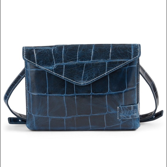 STAUD Handbags - STAUD| Holly Croc-Embossed Leather Convert Bag